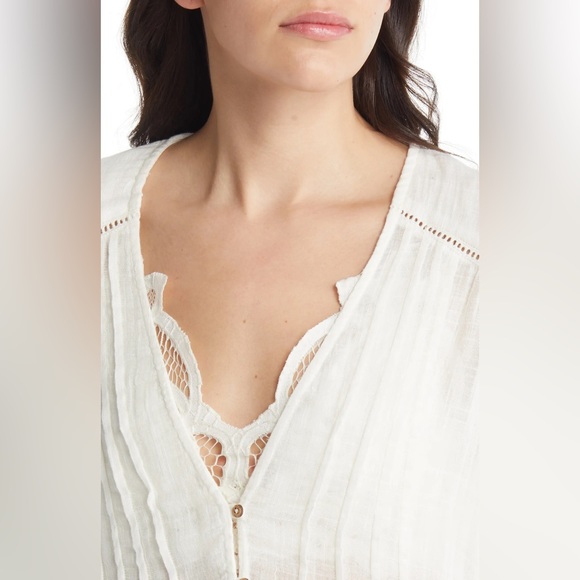 🎉LAST PIECE🎉FREE PEOPLE Greta Gauze Top - Picture 15 of 15